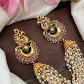 One Stan Peacock Jada Billai with Pearl Maatil-Bun Billai-Red Green-G13062